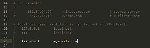 Configuring Windows System-32 driver hosts file for Xampp