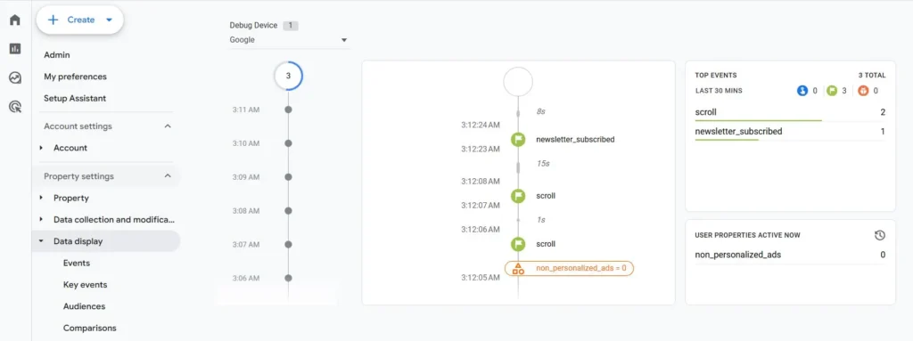 GTM - GA4 Debug View for Elementor Built-in Form Submission Event